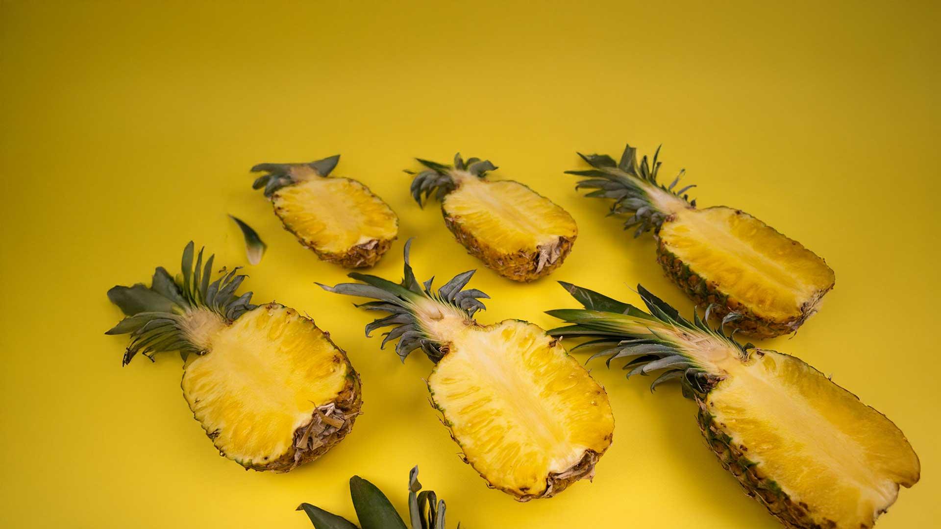 Les fruits et légumes tropicaux, ananas