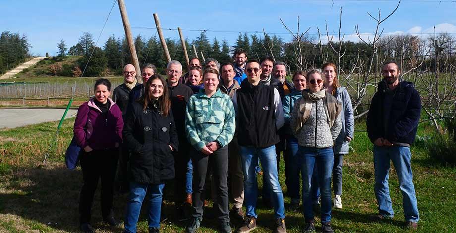 Photo de groupe prise lors d'un rassemblement du projet ClimaTerra